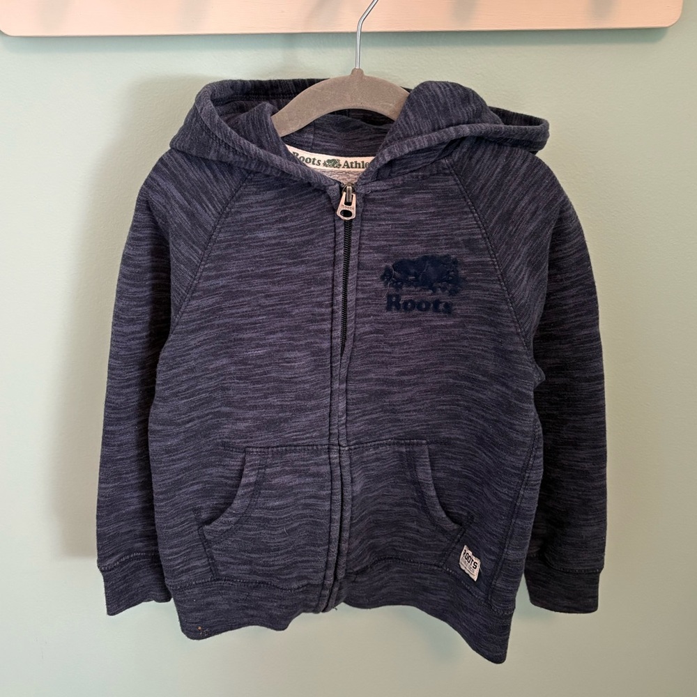 Roots Navy Full Zip Hoodie